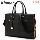 Lady Briefcase Kinmac Brand Handbag Messenger Laptop Bag 13.3 Inch,Shoulder Patchwork Women Case For MacBook Air Pro PC,Dropship