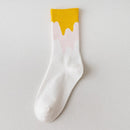 Socks Spring and Autumn ins pure cotton women&