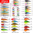 Almighty Mixed Fishing Lure Kits Wobbler Crankbait Swimbait Minnow Hard Baits Spiners Carp Bait Set Fishing Tackle