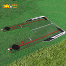 Golf Swing Trainer Swing Straight Draw Fade Practice Mirror Golf Aiming Hitting Trainer