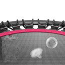 Trampolín de fitness de 40 ", Mini silencioso con longitud de mango ajustable, adultos, niños, interior, gimnasio, Bungee, reboteador, entrenador de salto, entrenamiento