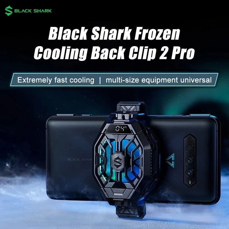 Black Shark FunCooler 2 Pro Fun Cooler Liquid Cooling Back Clip For Black Shark 4 Poco X3 F3 Xiaomi Redmi Note 10 iphone