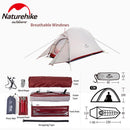 Naturehike Cloud Up, tienda de campaña mejorada para exteriores, para una sola persona, 20D de silicona, 1,2 kg, tienda ultraligera, portátil, para acampar, senderismo, playa