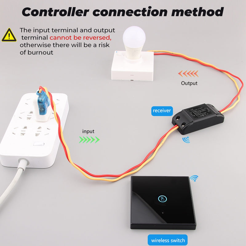 SMATRUL Tuya Smart Home APP WiFi Touch Schalter Licht RF 433 MHz Wandpanel DIY Relaismodul Timer Alexa Sockel Lampe 110-220V