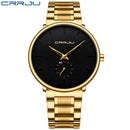 CRRJU Mens Watches Stainless Steel Men&