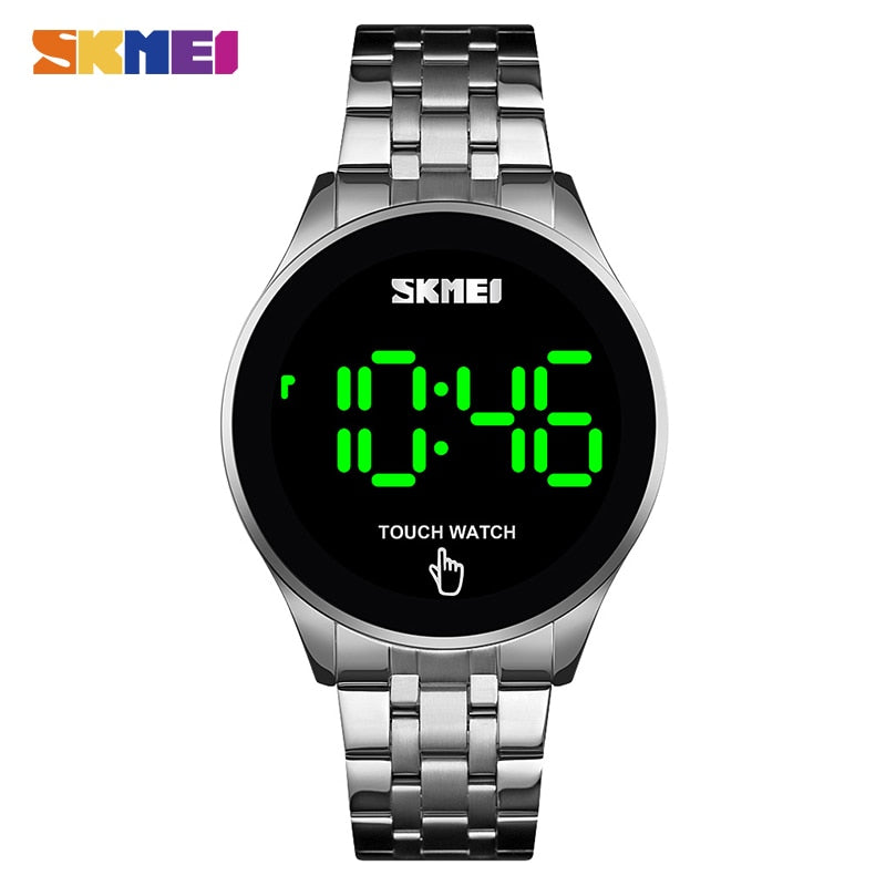 SKMEI Top-Marke Herrenuhr Uhr LED Touchscreen Mann Digitaluhren 30M wasserdichte männliche Armbanduhr Relojes Para Hombre 1579