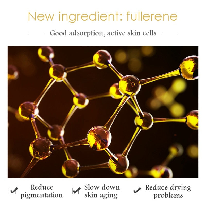 60 Stück Fullerene Bulb Muscle Helle Augenmaske Hydratisierende Feuchtigkeitsspendende Verdünnung Dark Circle Eye Patches Anti-Aging Eye Skin Care