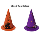 StoBag 20pcs New Hat Shape Candy Packaging Paper Box Orange/Blue Halloween Decoration Event &amp; Party Favour Kids For Home