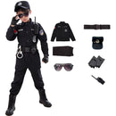 Kinder Verkehr Spezielle Polizei Halloween Karneval Party Performance Polizisten Uniform Kinder Armee Jungen Cosplay Kostüme 110-160CM