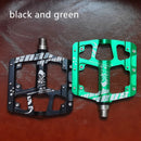 Nuevos pedales de bicicleta antideslizantes de 3 rodamientos sellados de aleación de aluminio CNC, pedales de bicicleta de montaña ultraligeros de pie plano, piezas de bicicleta MTB