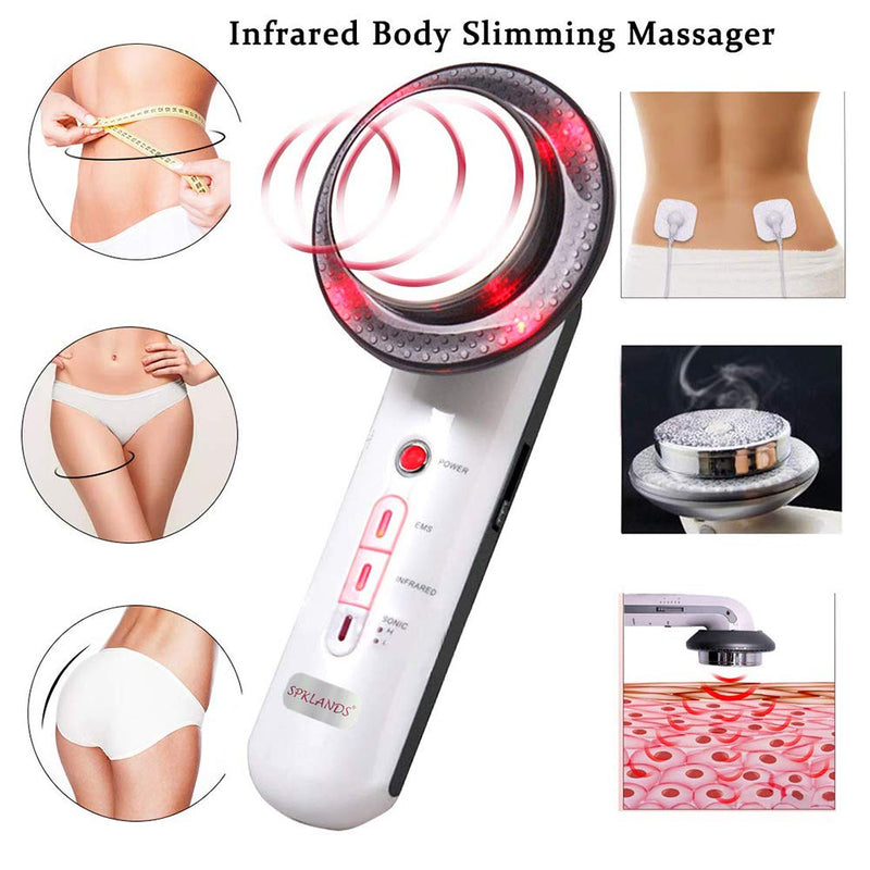 3 in1 Abnehmen Far Infrared EMS Ciliometer Körpermassagegerät Körper Schönheit Hautpflege Dünnes Gesicht Körpermassagegerät Gewichtsverlust Vibration