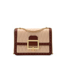 LA FESTIN 2021 New Niche Chain Satchels Organ Designer Women Retro Shoulder Fashion Messenger Square Bag Luxury Leather Handbag