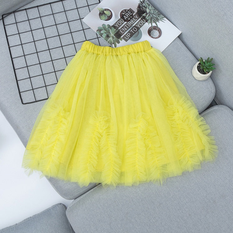 Teen Girls Skirts Embroidery Kids Sequin Skirt for Girls 2022 Summer Dance Long Skirt Princess Skirt Elastic Waist Child Clothes