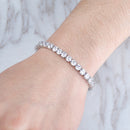 GUCY, pulseras de 3MM-5MM para mujer, joyería de plata de ley 925, pulsera para fiesta de boda con diamantes de moissanita, envío directo
