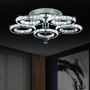 Modern Lustre Chrome Crystal Chandeliers Lighting Led Hanging Ceiling Lamp For Kitchen  Plafon Lamparas De Techo Luminaire