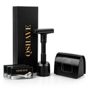 QShave Luxurious Black Adjustable Safety Razor kit  Men&