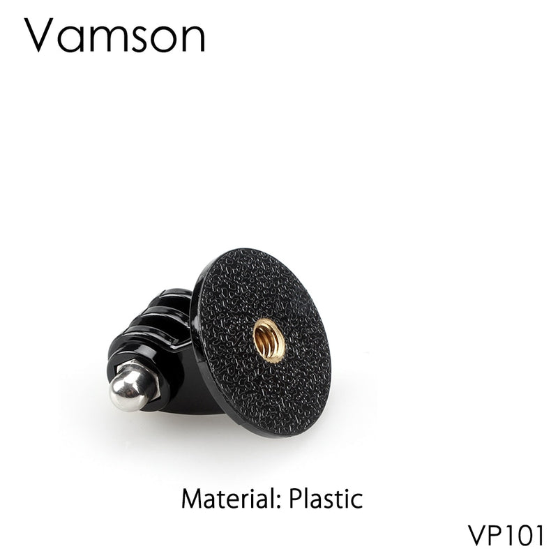 Vamson for GoPro Accessories Adapter Converter Mount Monopod Tripod Holder Case Adapter for Go Pro Hero 10 9 8 7 6 for yi VP101