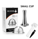 ICafilasEspresso Capsulas Recargables Nespresso Vertuoline &amp;Vertuo Stainless Steel (G2) Refillable Capsule Reusable Filter ods