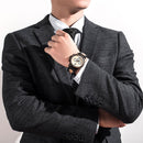 BOBO BIRD Reloj de madera para hombre Relojes de madera con estilo de lujo Cronógrafo Relojes de cuarzo Gran regalo para él Caja erkek kol saati OEM