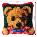 Animal Series Exquisite Coarse Wool Cross Stitch Carpet Embroidery 3D Segment Embroidery Pillow DIY Handmade Material Package