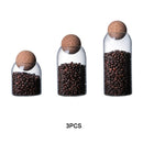 Borosilicate Transparent Lead-Free Glass Sealed Can Storage Tank Grains Storage Jar Creative Cork Tea Containers