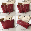 Buylor Luxury Handbags Women Big Bags Designer PU Leather Large Capacity Handbag Brand Chain Shoulder Messenge Office Lady Bag