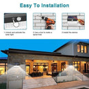 208LED Solar Lights Outdoor Super Bright  3 Modes Motion Sensor Light with 270 Wide Angle Wall Solar Light Security Lighting