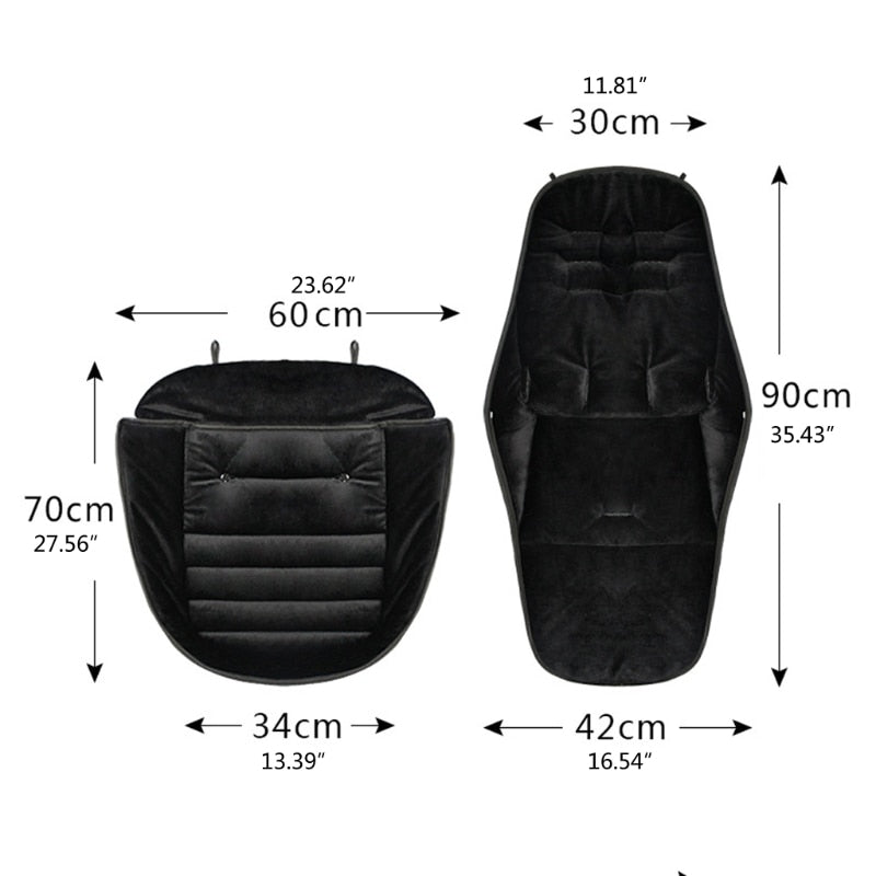 Winter Thick Warm Sleeping Bags Windproof Baby Sleepsack Envelope For Newborn Infant Stroller Cushion Footmuff For Pram