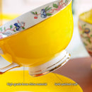 Juego de té de porcelana de hueso Pastoral, taza de té perfumada de porcelana, juego de tetera Floral de cerámica, taza de café, taza de café, juego de té