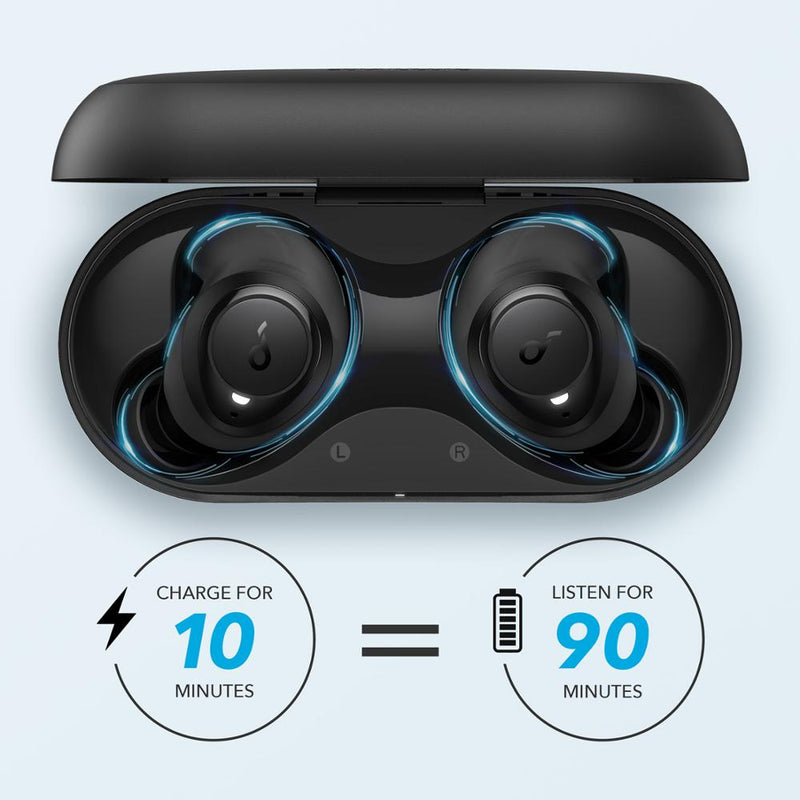 Anker Soundcore Life Dot 2 True Wireless Earbuds, Bluetooth-Kopfhörer, überragender Sound, sicherer Sitz mit AirWings, Bluetooth 5