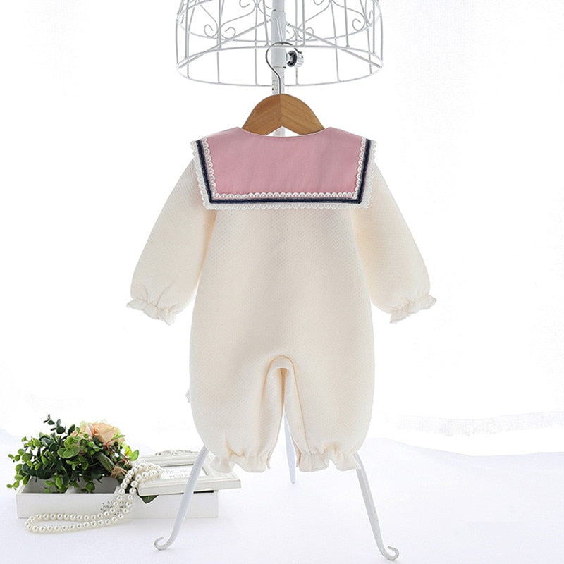 Winter Infant Baby Girls Rompers Suit Newborn Toddler Thick Girls Clothing Children Rompers 0-2Y