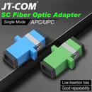 50-400Pcs SC Fiber Optic Connector Adapter SC / UPC SM Flange Singlemode Simplex SC-SC APC Coupler Wholesale to