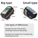 Waterproof Bicycle Pack Nylon Bike Cyling Cell Mobile Phone Bag Case 5.5'' 6'' Bicycle Panniers Frame Front Tube Bag Accessories