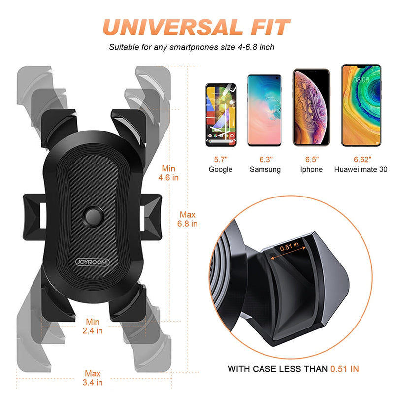 Universal Bike Phone Holder,Motorcycle Bicycle Phone Holder Handlebar Stand Mount Bracket Mount Phone Holder For iPhone Samsung