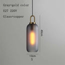 Nordic modern simple glass ball LED E27 pendant lights interior lighting lamps restaurant bedroom stair decoration hanging light