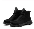 Zapatos de seguridad para hombre con punta de Metal, botas de trabajo Ryder indestructibles con punta de acero, zapatillas transpirables impermeables, zapatos de trabajo