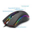 Redragon COBRA FPS M711-FPS RGB USB Wired Gaming Mouse 32000 DPI 9 buttons mice Programmable ergonomic For Computer PC Gamer
