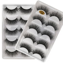 wholesale 10/20/30/40/50/60/100 boxes mink eyelashes 5 pairs natural long false eyelashes 3d lashes bulk super fluffy faux cils
