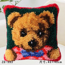 Animal Series Exquisite Coarse Wool Cross Stitch Carpet Embroidery 3D Segment Embroidery Pillow DIY Handmade Material Package