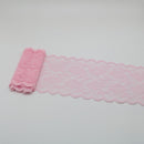 Cinta de encaje elástica de 2 yardas, adorno de flores, bordado de 150MM de ancho, adornos de tela de encaje africano para vestido de boda, manualidades de costura Diy