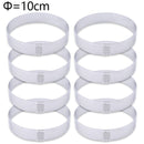 6 8 10 CM Stainless Steel Tart Mold Ring Tartlet Cake Mousse Molds Cookies Pastry Circle Cutter Pie Ring Perforated