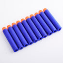 50PCS For Nerf Bullets Soft Hollow Hole Head 7.2cm Refill Darts Toy Gun Bullets for Nerf Series Blasters Xmas Kid Children Gift