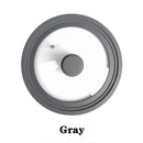 Sartén con tapa de 28-30-32cm, tapa de vidrio multifuncional, tapas para sartenes Wok, tapas para sartenes redondas de vidrio, tapas para sartenes de vidrio de silicona