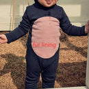 MILANCEL Autumnn Babykleidung Maus Neugeborene Decke Schlafanzug Niedlicher Kleinkind Pyjama Mode Mit Kapuze Säuglingsspielanzug