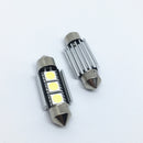 10 Uds. Adorno de luz de techo 36mm 39mm 41mm SMD 5050 LED blanco luz de coche CANBUS sin Error C5W lámpara LED bombilla de luz interior de coche 12V