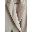 Women Winter Coat Wool 2022 New Double breasted cashmere Vintage Elegant jacket Fashion Outerwear White X-Long Coat Female