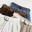 Casual Streetwear Harem Pants Women Autumn Winter Loose Elastic Waist Corduroy Ladies Trousers Harajuku Velvet Warm Pants Female