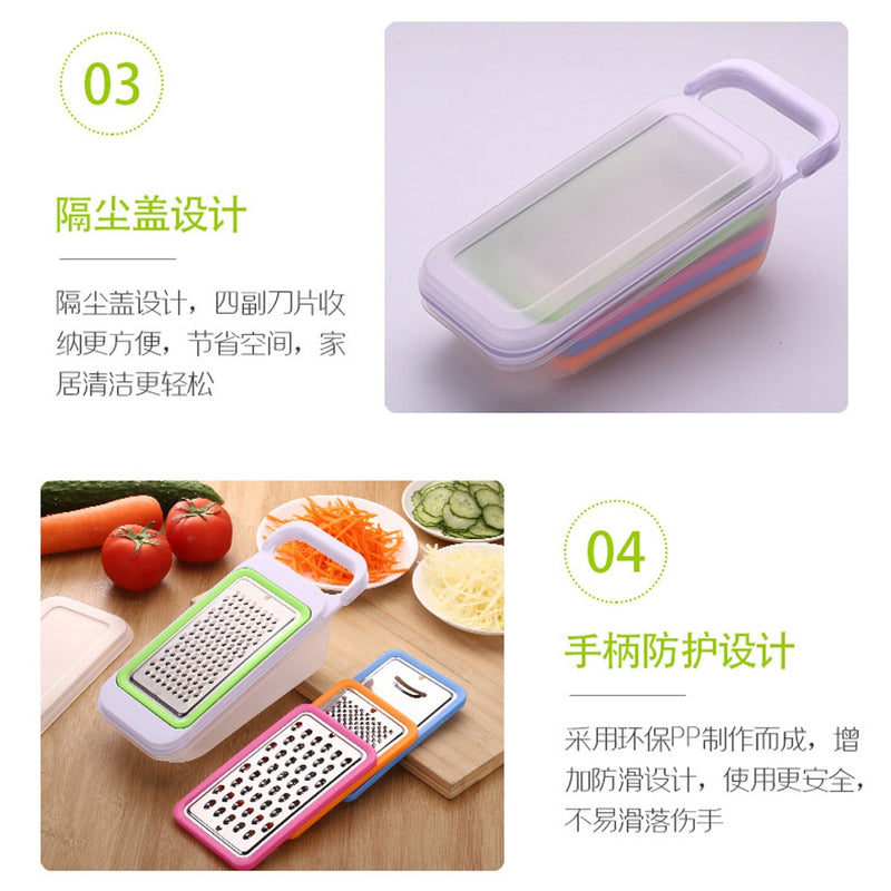 6 Blades Nicer Quick Stainless Steel Vegetable Dicer Chopper 5 in 1 Multi-Functional Kitchen Onion Vegetable Cutter Slicer