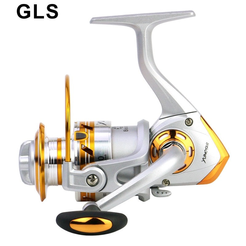 2020 GLS brand silver white EL series wire cup metal rocker arm interchangeable left and right spinning wheel fishing reel