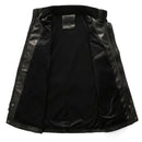 Mountainskin Leather Jacket Mens 2022 Winter Long Men's Motorcycle PU Windbreaker Fashion Slim Fit Male Brand Clothing 6XL SA810